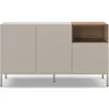 Image de CONCEPT1 Cailin 3T1N creme chene 140 x 42 x h80cm CAILIN-3T1N-CREME