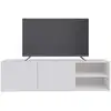 Image de Meuble TV suspendu à accrocher au mur 143.5 cm CONRAD coloris blanc