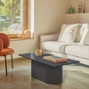 Image de Teulat - Table basse rectangulaire Totem gris anthracite - 110x50x36cm OS