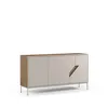 Image de Buffet LILOU - Chêne Artisan & Crème - 3 portes - 150 x 40 x 80 cm