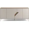 Image de CONCEPT1 Lilou 4P chene creme 180 x 40 x h80cm LILOU-4P-CHENE