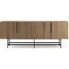 Image de CONCEPT1 Eldia 4P chene fonce 200 x 40 x h77,9cm ELDIA-4PB-CHENE
