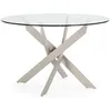 Image de CONCEPT1 Ruth 120 x 120 x 76 cm pied creme RUTH-T-120-PCREME