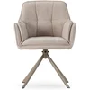 Image de Chaise en tissu CLEA coloris beige