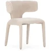 Image de Chaise en tissu LOMOCO MACA coloris beige