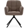 Image de Chaise en tissu CLEA coloris marron