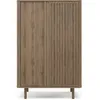 Image de CONCEPT1 Salma 2P chene fonce 86 x 40 x h130,4cm SALMA-2P-CHENE