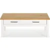 Image de CONCEPT1 Miranda blanc cire 100 x 55 x 40cm MIRANDA-100-BLC