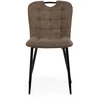 Image de Chaise en tissu CHAI coloris marron