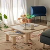 Image de Teulat - Ensemble de tables gigognes Nest naturel clair - 79/64x79/49x30,4/22,4cm OS