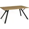 Image de CONCEPT1 Paola 160 x 90 x 77 cm couleur chêne PAOLA-T-160-CHENE