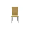 Image de Chaise en tissu PORTLAND coloris moutarde