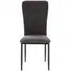 Image de Chaise en tissu AURA coloris noir