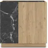 Image de CONCEPT1 Dione 2P chene effet marbre 80 x 41,8 x h78,5cm DIONE-2P-CHENE-P