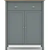Image de CONCEPT1 Misti 2P1T vert kaki chêne 90 x 40 x h110cm MISTI-2P1T-VERT