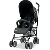 Image de Poussette Trotter Plus - Inclinable et compacte, chariot ultra léger avec capote avec fenêtre, harnais 5 points, frein arrière, de naissance jusqu'à 25 kg, noir Asalvo