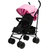Image de ASALVO Poussette Tokyo | Ultra Légère avec Châssis en Acier et Pliage Compact | Dossier Réglable, Harnais 5 Points et Canopy avec Fenêtre | Maniabilité Maximale et Sécurité Optimale, Rose