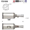 Image de AS FD1008 Filtre à particules Compatible avec FIAT Ulysse II 179, PEUGEOT 807 MPV EB, CITROËN C8 II EA, EB, LANCIA PHEDRA 179