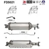 Image de AS FD5021 Filtre à particules Compatible avec KIA SPORTAGE JE, KM