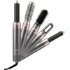 Image de Jocca Brosse Chauffante 5 en 1, 800-1000W, Multifonction : Sèche-Cheveux, Lisseur, Boucleur et Volumateur, Cinq Accessoires Interchangeables, Étui Premium Inclus