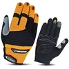 Image de GES Gants longs Racing Orange fluo Noir Taille XL