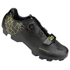 Image de GES MOUNTRACER 2 Chaussures de cyclisme VTT Jaune/noir avec fermeture Boa Taille 42 - 46 (EUR) 700 g (taille 42) Compatibilité SPD Fermeture A41 + Velcro, Noir , 44 EU