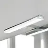Image de Ebir Applique pour miroir LED Pandora, chrome, largeur 20,8 cm