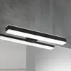 Image de Ebir Applique miroir LED Veronica, largeur 30 cm, noire