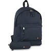 Image de ITACA - Sac à dos unisexe grande capacité pour école, lycée et université - Léger, résistant, multifonction, idéal garçon et fille, voyage et sport, Bleu marine