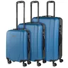 Image de ITACA - Set de Valise Rigide avec roulettes pivotantes - Set Valise léger, Grande capacité, Organisation astucieuse pour Les Voyages Longs, Bleu/Anthracite