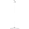 Image de Suspension Net, aluminium et polystyrène, blanc mat, 25 cm