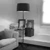 Image de LEDS-C4 Hall lampadaire, abat-jour en tissu, noir
