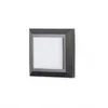 Image de Forlight Applique Extérieure Ip65 Grove Diffuser Square Led 2W 4000K Noir 172Lm