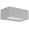 Image de LEDS·C4 APLIQUE NEMESIS 1 X R7S 100 GRIS - 220-240VAC/50-60Hz - Aluminio inyectado, Cristal - 1xR7s 100 lm - NO BULB
