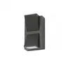 Image de Forlight Applique Extérieure Ip54 Loyd Double Emission Led 4.1W 3000K Noir 155Lm