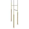 Image de Candle Triplex Lot de 3 ampoules LED 9,4 Or satiné
