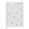 Image de Lorena Canals Tapis Lavable Kim Blanc, Vanille, Bleu Clair, Gris, Naturel, Beige -97% Coton 3% Autres Fibres Base: Coton recyclé- 200x140 cm