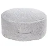 Image de Lorena Canals Pouf Lavable Chill Gris Perle -Couvrir: 97% Coton 3% Autres Fibres Remplissage 100% Boules de polystyrène- 50x50 cm