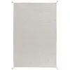 Image de Lorena Canals Tapis Lavable en Machine Tribu Natural 97% Coton 3% Autres Fibres Base: Coton recyclé -Marron, Beige- 170x240cm