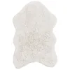 Image de Lorena Canals-Tapis de lit Woolable Collection Sheep of The World Woolly en Couleur Mouton Beige-Fait à la Main en Laine Naturelle Non teintée à Haut Poil-Taille:75x110cm