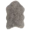 Image de Lorena Canals-Tapis de lit Woolable Collection Sheep of The World Woolly en Couleur Mouton Gris-Fait à la Main en Laine Naturelle Non teintée à Haut Poil-Taille:75x110cm