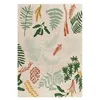 Image de Lorena Canals-Tapis Lavable pour Chambre Botanic Plants en Multicolore. Fait à la Main en Forme rectangulaire avec du Coton Naturel à Poils Courts et des teintures Non Toxiques-Taille:240x170cm