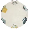 Image de Lorena Canals | Tapis pour enfant lavable Set   Wheels Ø 140 cm