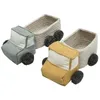 Image de Lorena Canals | Ensemble de paniers pour Enfants de Camion, Bleu et Jaune, 8 x 24 x 14 cm, 8 x 21 x 14 cm