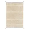 Image de Lorena Canals | Bloom Tapis lavable en coton pour chambre à coucher, salon, entrée. Fait à la main en coton. Dimensions : 0,9 x 1,2 m