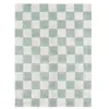 Image de Lorena Canals - Tapis Lavable carrelage de Cuisine Coton Bleu 120 x 160 cm