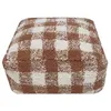 Image de Lorena Canals Pouf Vichy café 20 x 40 x 40 cm