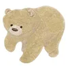 Image de Lorena Canals Tapis lavable en forme d'ours, pour chambre à coucher, fabriqué à la main, 120 x 122 cm