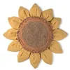 Image de Lorena Canals Sunflower Coussin de sol 90 x 90 cm pour chambre ou chambre, fabriqué à la main, tournesol