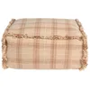 Image de Lorena Canals Pouf pour enfant fabriqué à la main en coton rose, 40 x 40 x 20 cm
